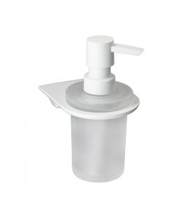Дозатор для жидкого мыла стеклянный WasserKRAFT Kammel K8399WHITE