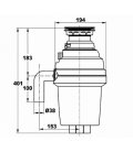 Измельчитель пищевых отходов Zorg ZR-56D